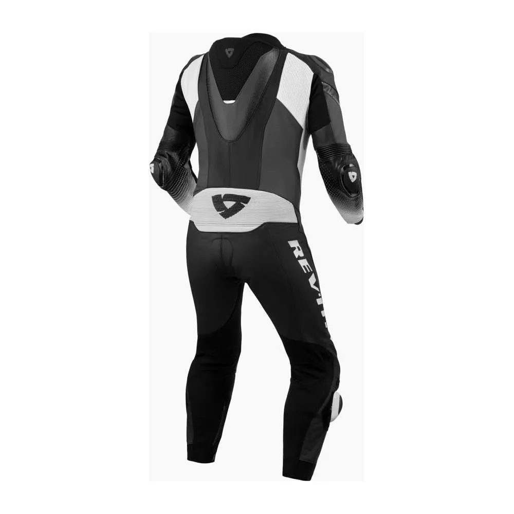 Revit Control One Piece Leather Suit Black / White