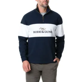 Rodd & Gunn Foresters Peak 1/4 Zip Jumper  - Midnight