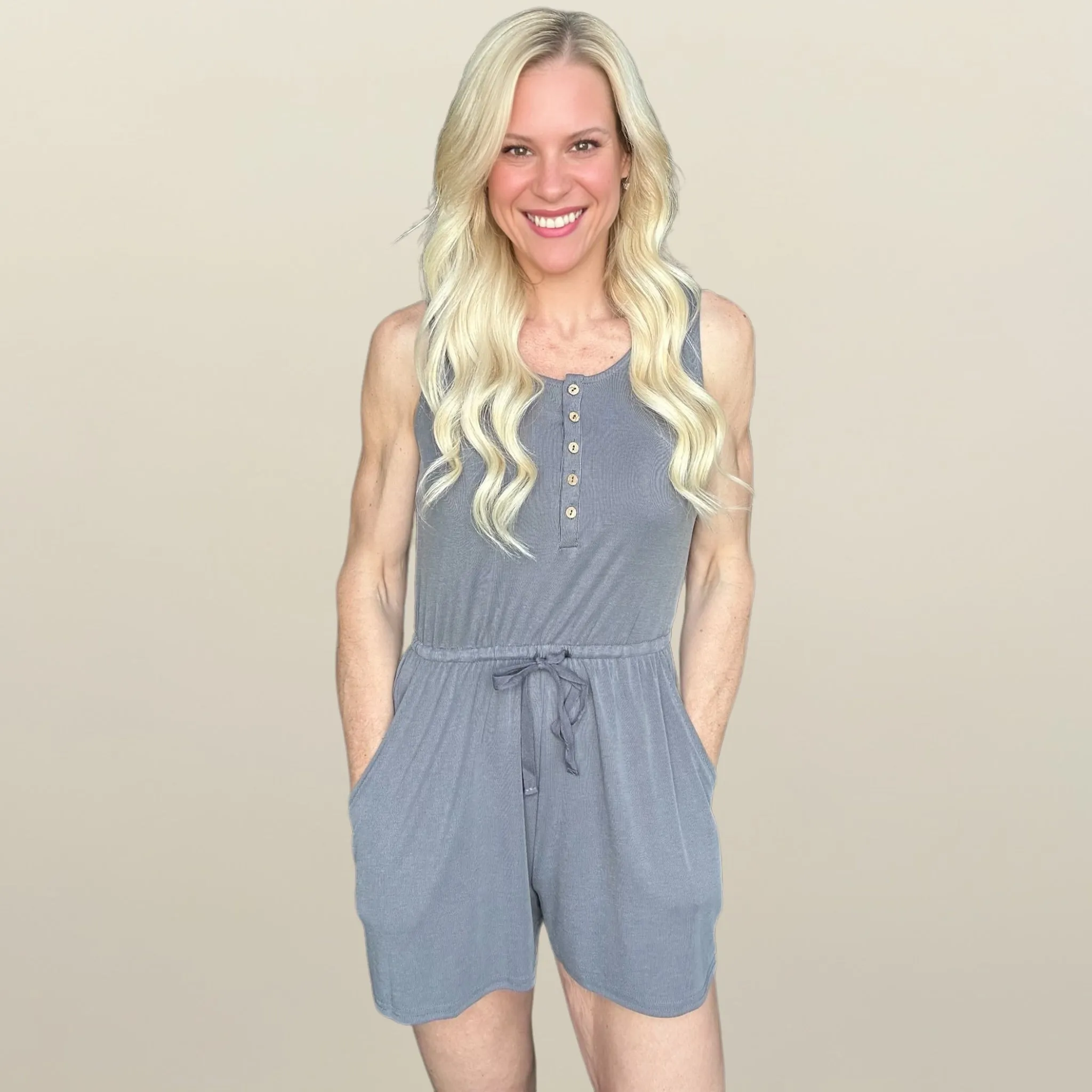 Slate Romper