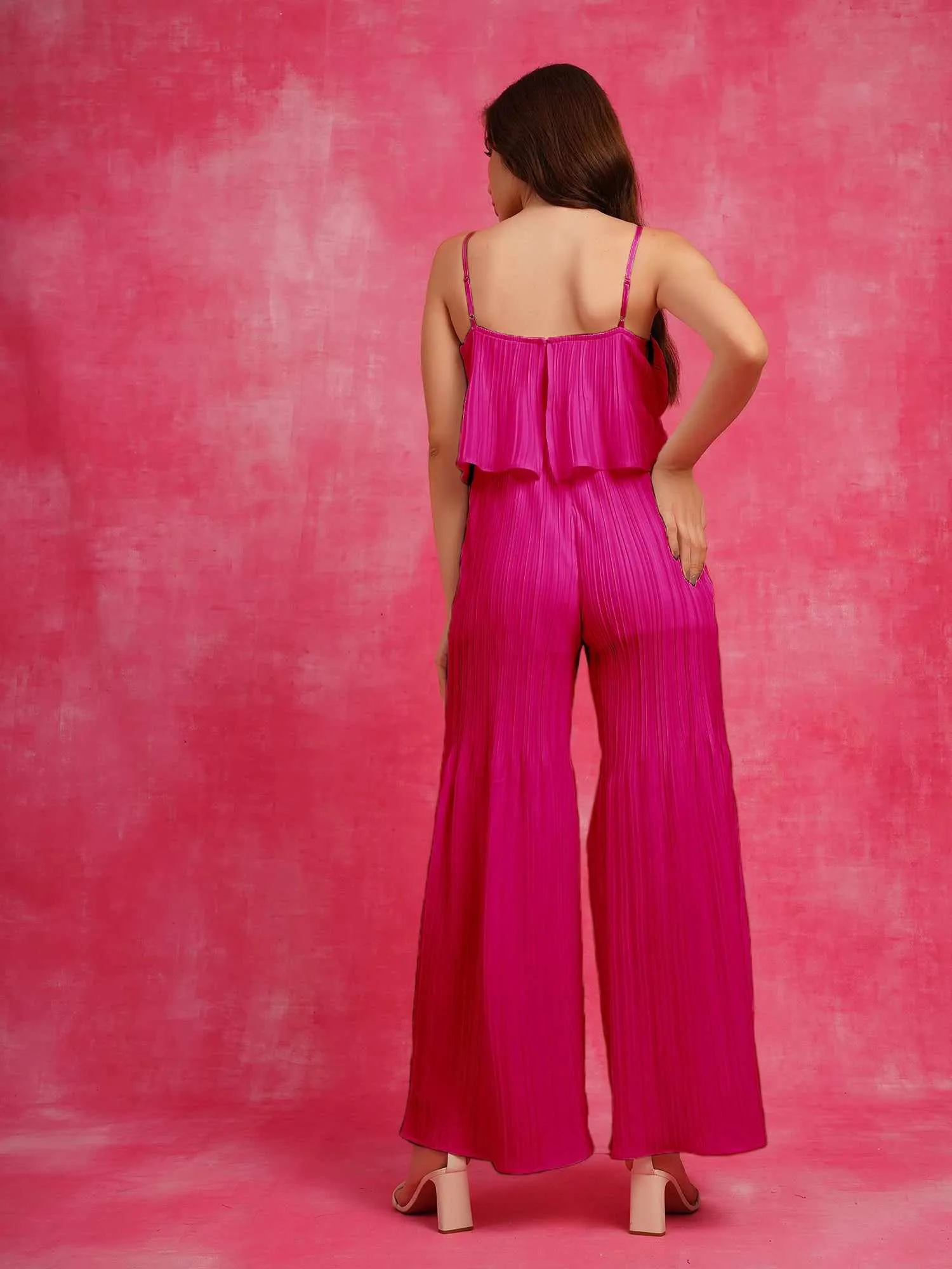 So-Stylish Pink Jumpsuit