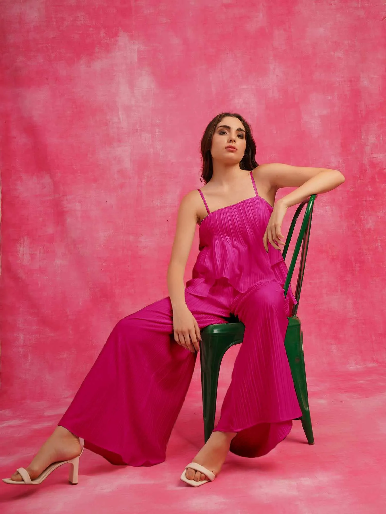 So-Stylish Pink Jumpsuit