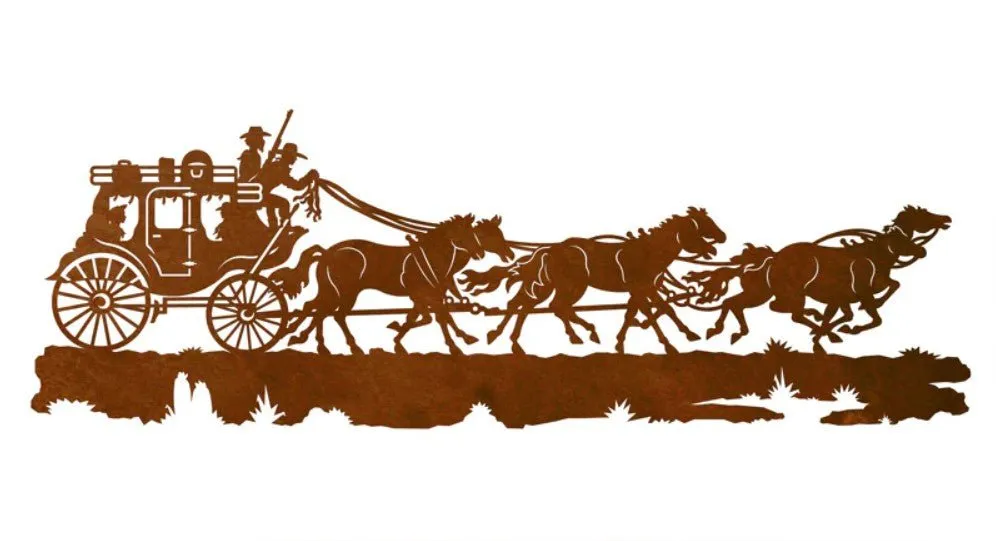 Stage Coach 42" Wall Art