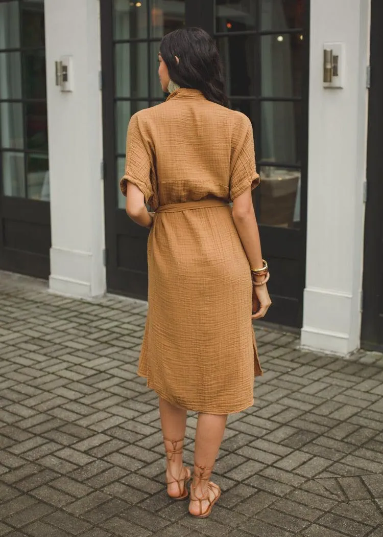 Stark X Ruby Button Down Dress