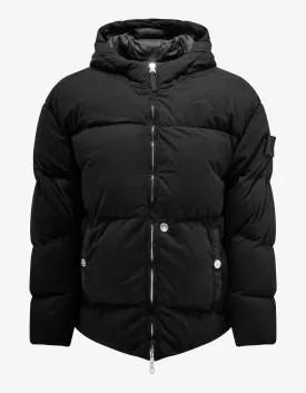 Stone Island Shadow Project Black R-Nylon Jersey Down Jacket