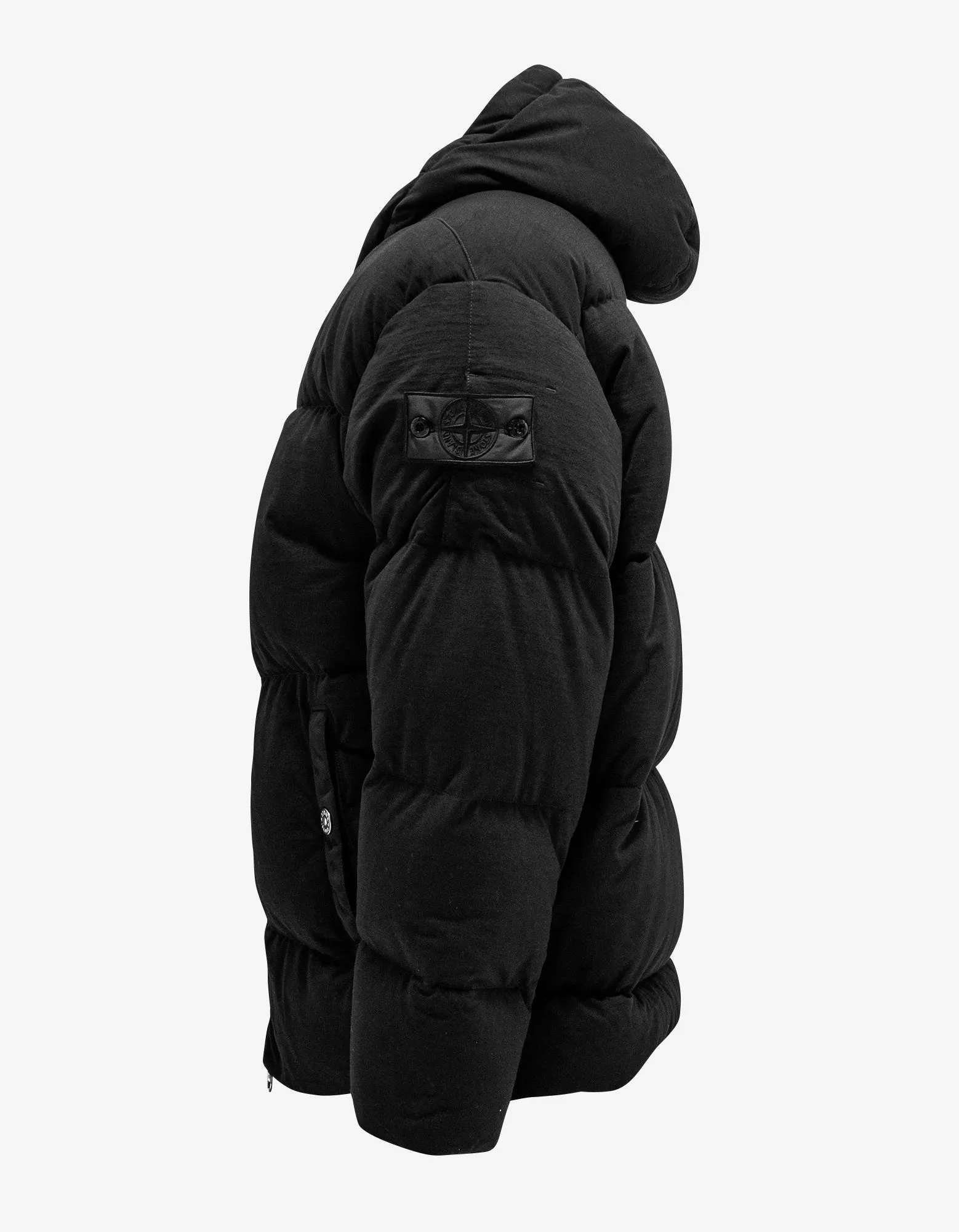 Stone Island Shadow Project Black R-Nylon Jersey Down Jacket