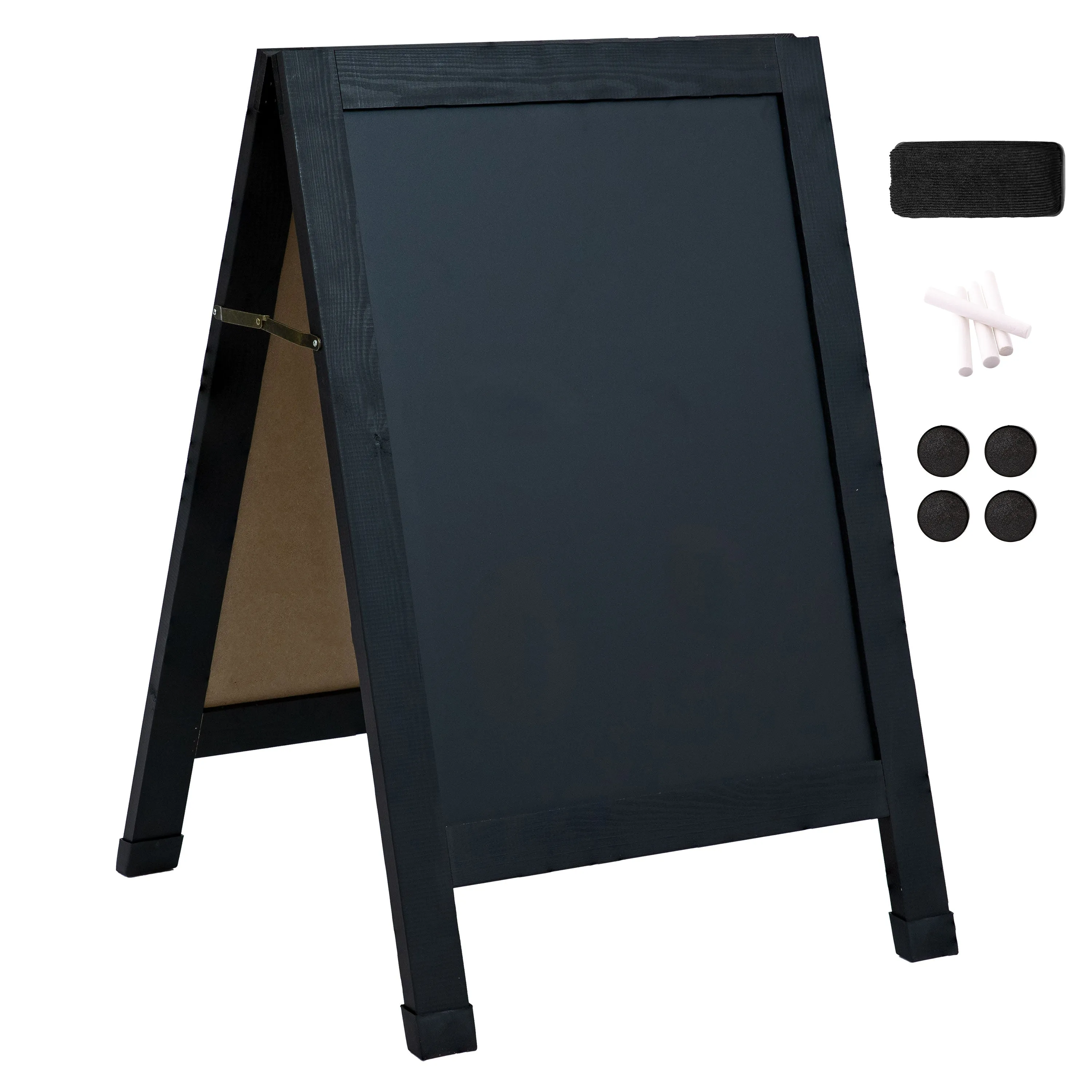 Sunnydaze 30" x 20" A-Frame Chalkboard Sign