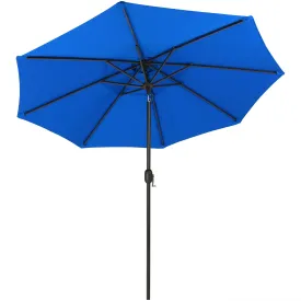 Sunnydaze 9' Aluminum Sunbrella Umbrella with Auto Tilt and Crank