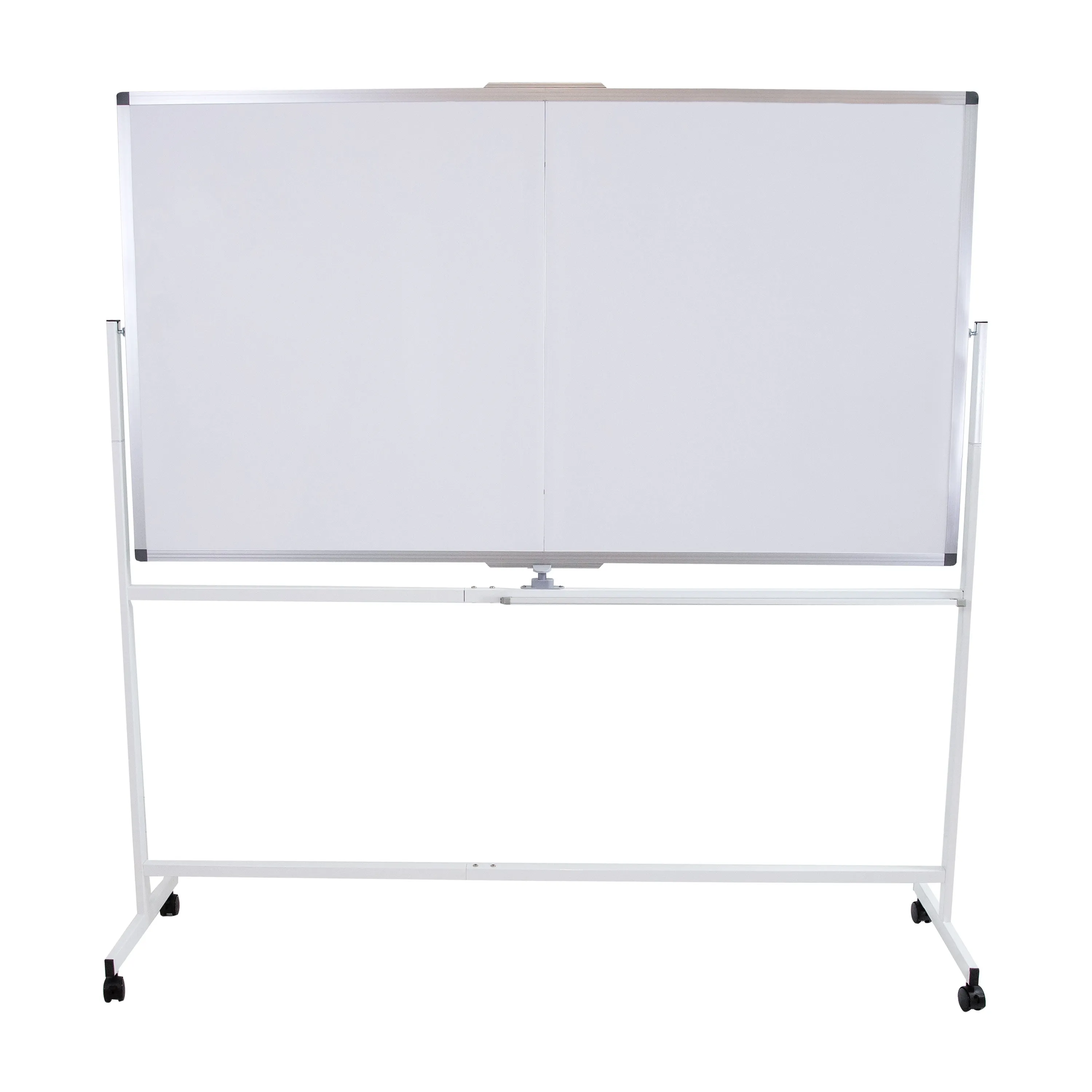 Sunnydaze Double-Sided Rolling Magnetic Whiteboard - 77" H