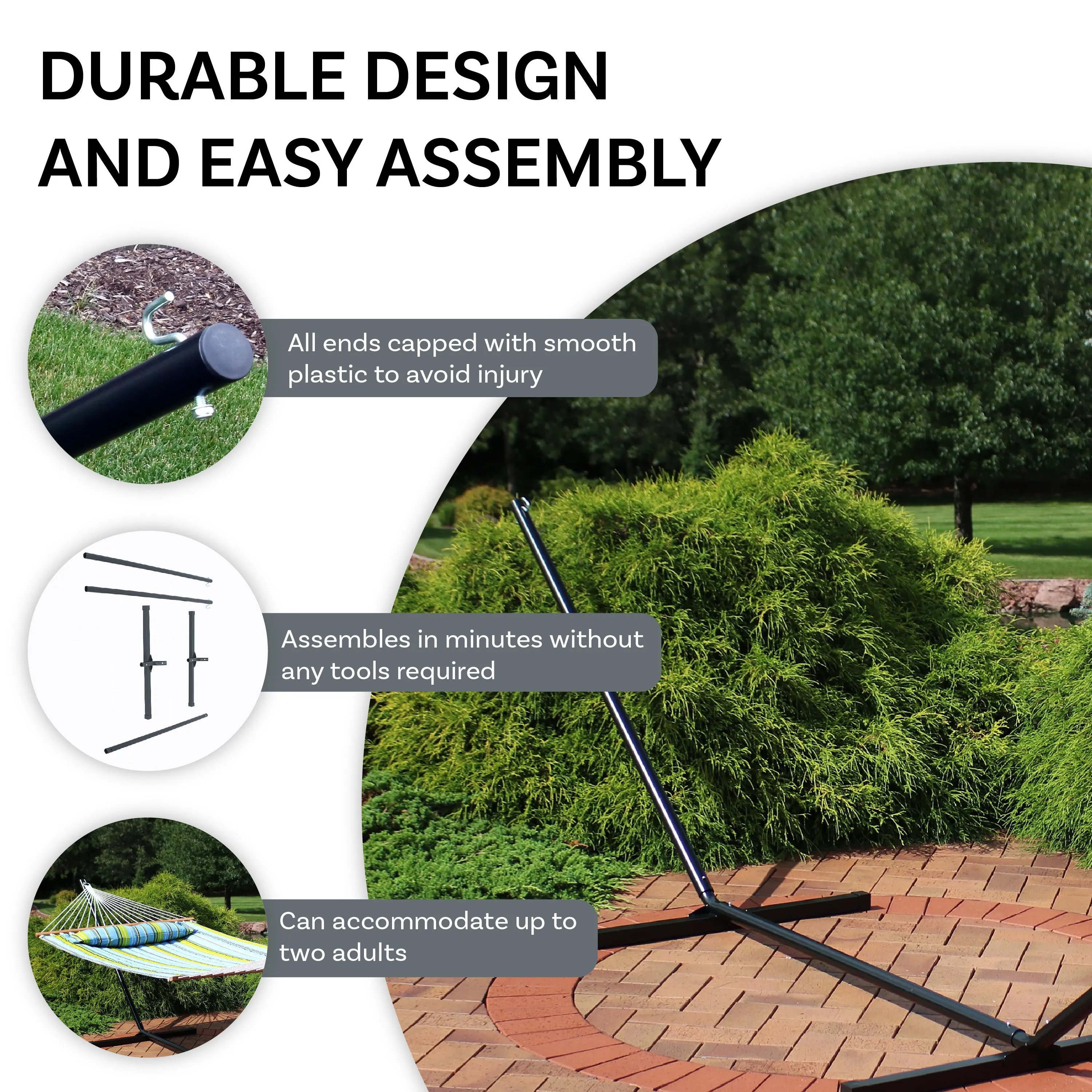 Sunnydaze Heavy-Duty Steel Hammock Stand