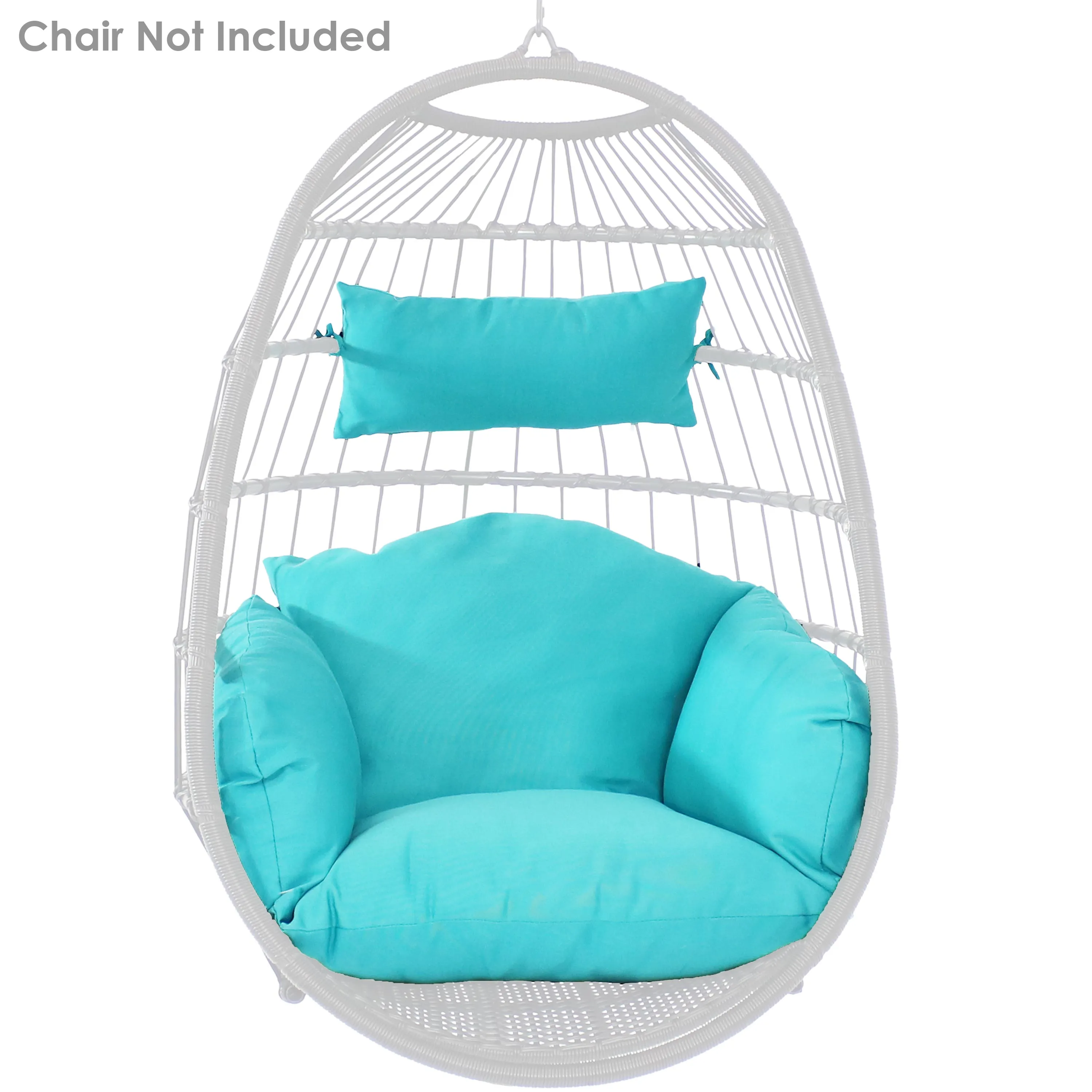 Sunnydaze Outdoor Egg Chair Cushion Replacement for Penelope and Oliver