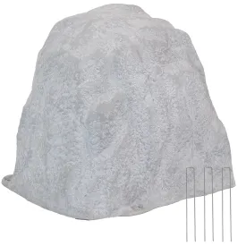 Sunnydaze Polyresin Landscape Rock Cover with Stakes