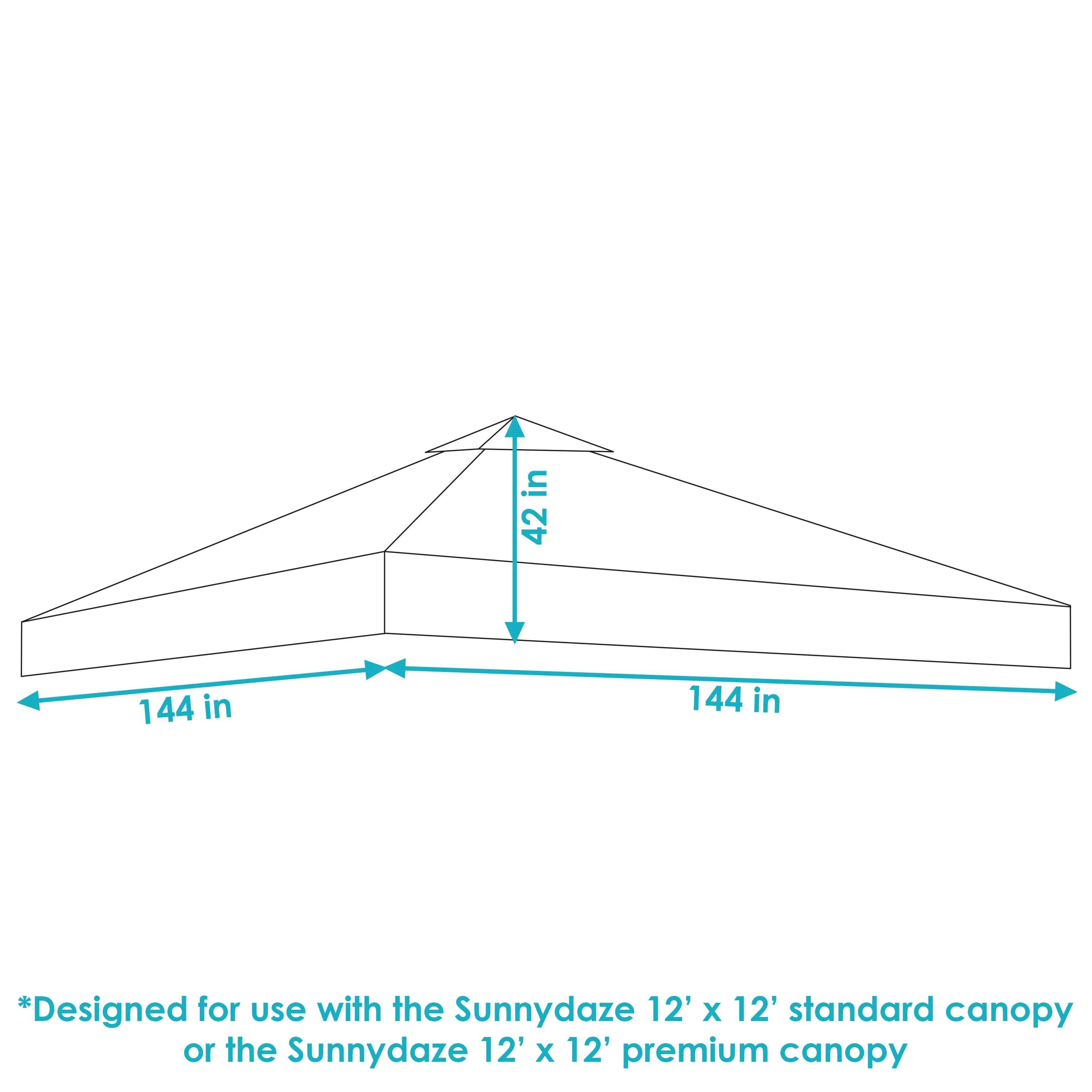 Sunnydaze Premium Oxford Fabric Pop-Up Canopy Shade with Vent