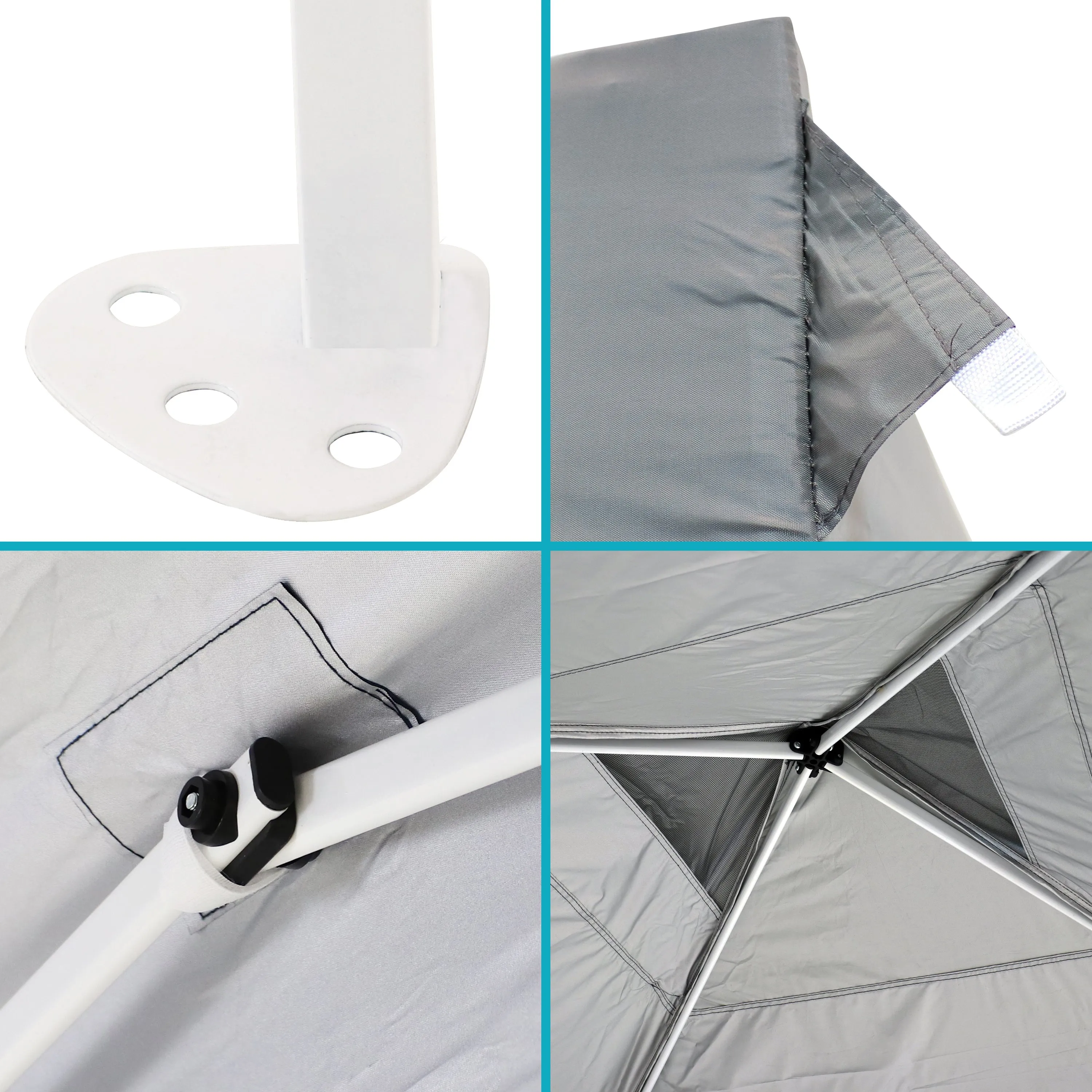 Sunnydaze Premium Pop-Up Canopy with Rolling Carry Bag