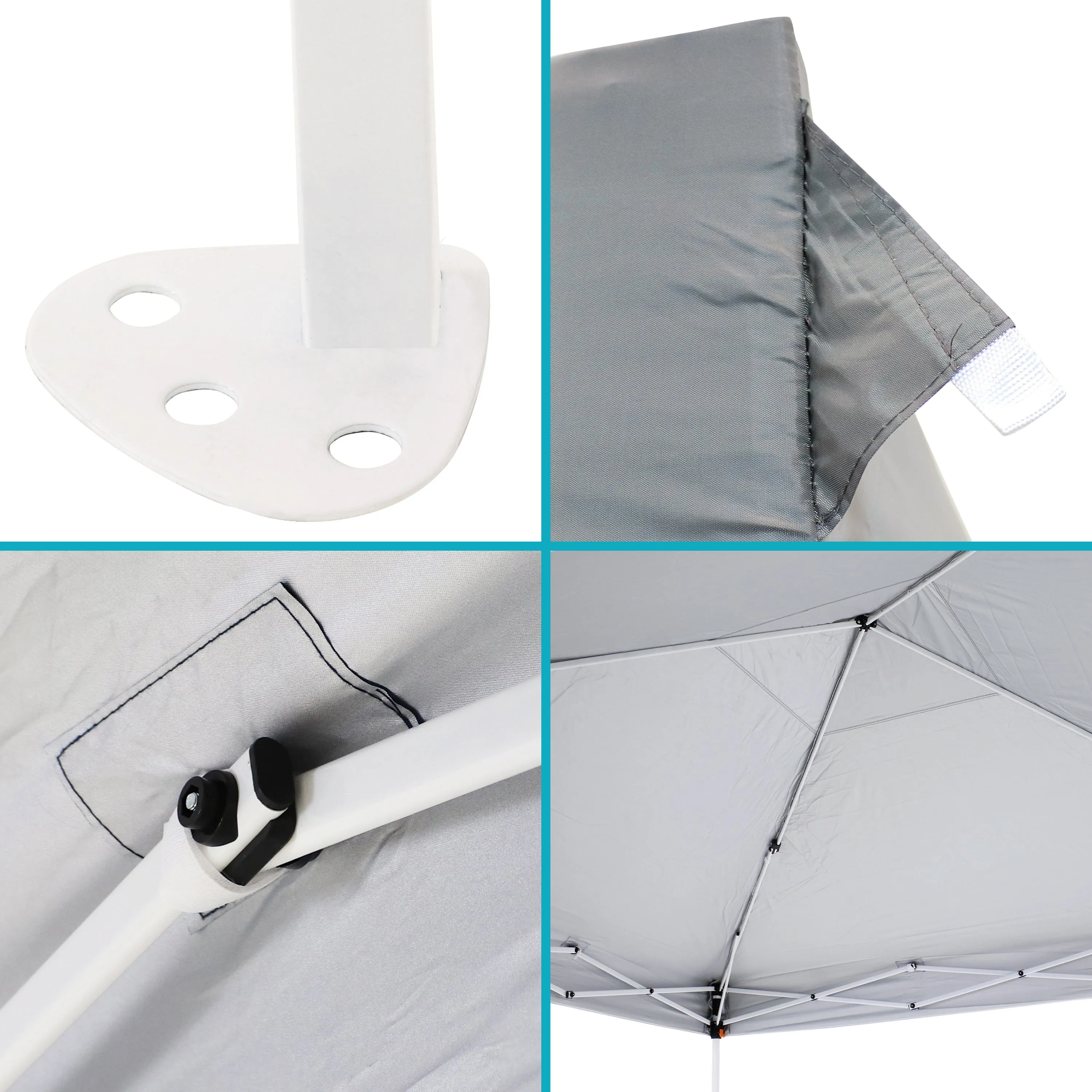 Sunnydaze Standard Pop-Up Canopy with Carry Bag