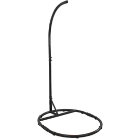 Sunnydaze Steel Egg Chair Stand with Round Base - 76"