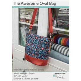 The Awesome Oval Bag by Sewing Patterns by Mrs H (Printed Paper Pattern)