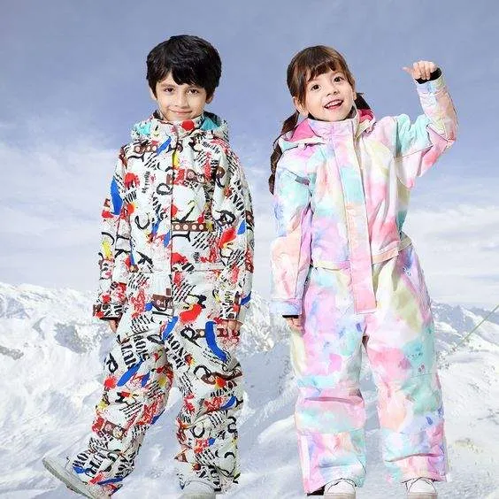 Thermal Ski Jumpsuit for Children