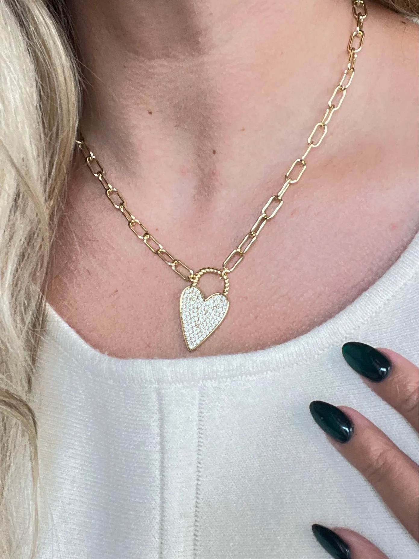 Treasure Jewels True Love Gold Necklace