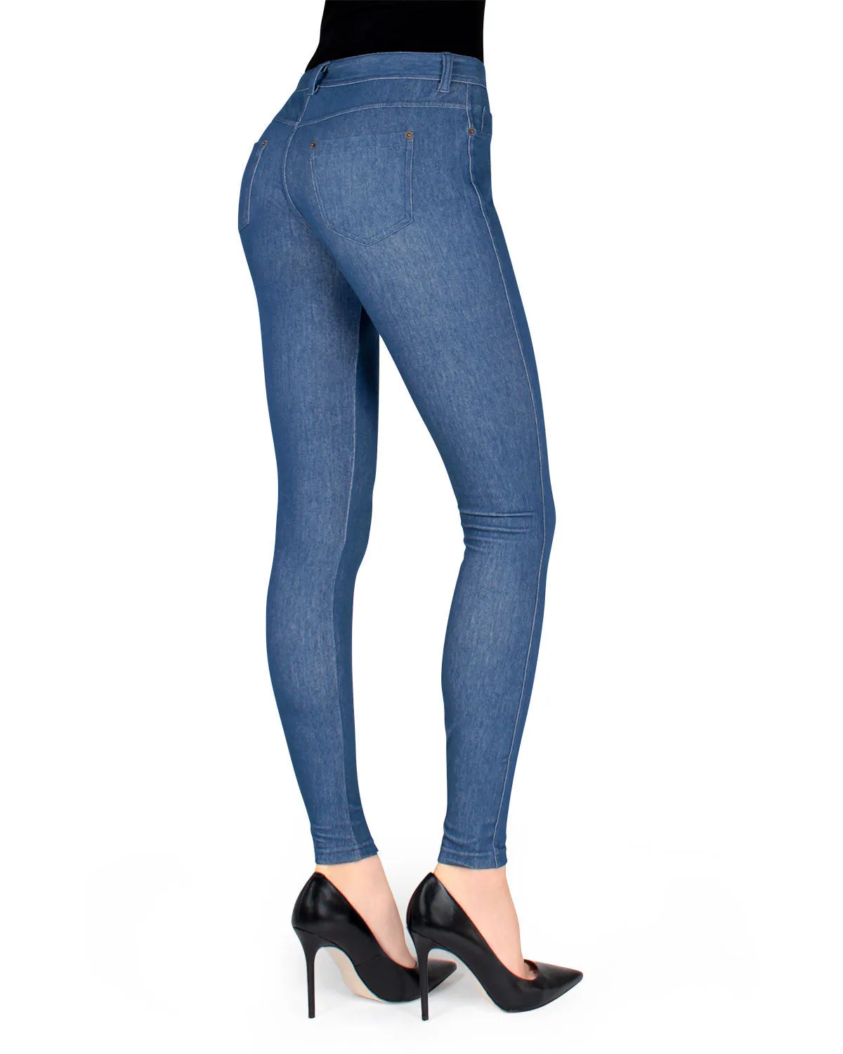 Unbottled Cotton Blend Denim Jean Leggings