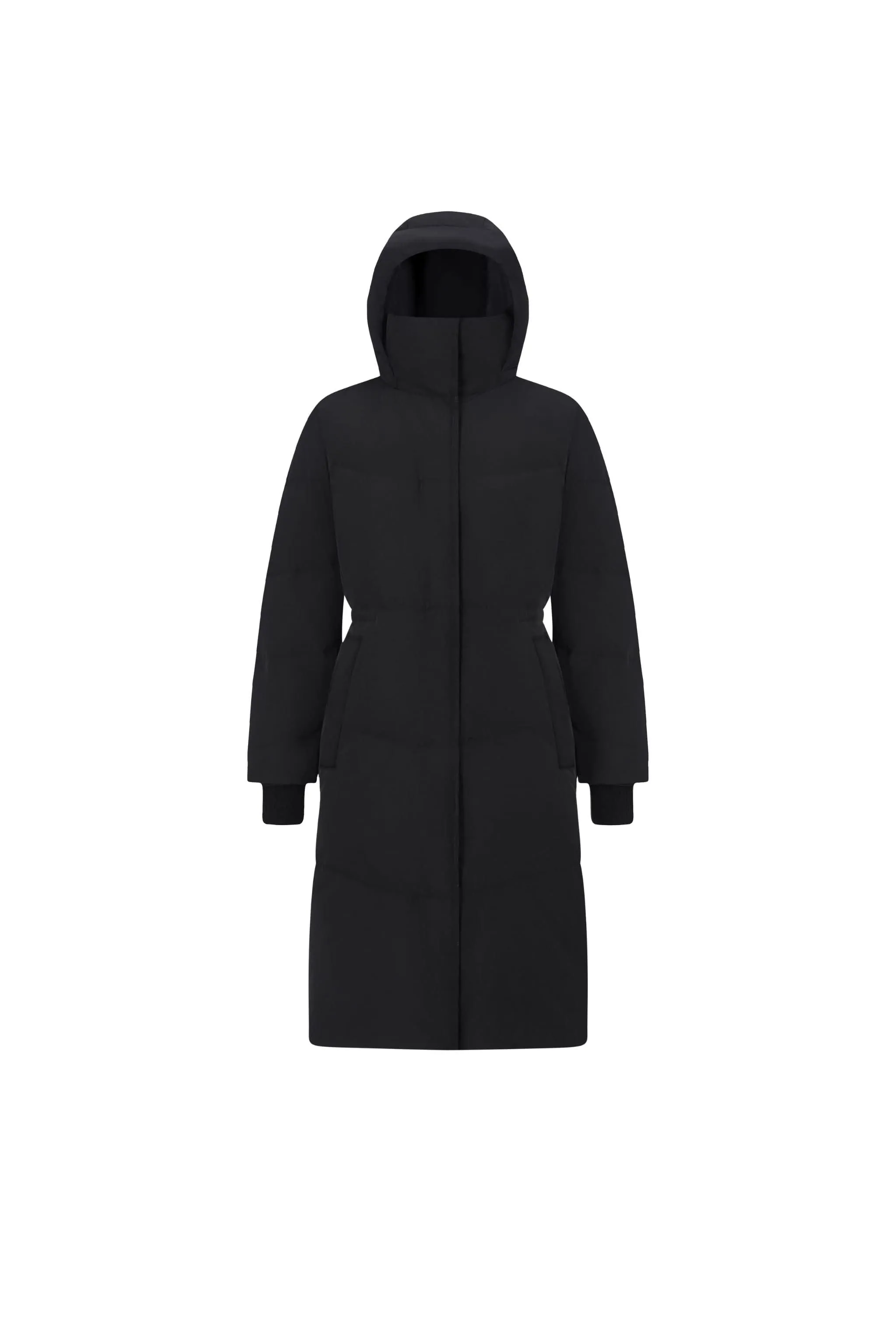 Women's Classic Business Knee Length Goose Down Coat