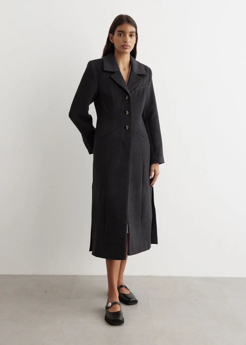 Wool Fitted Coat